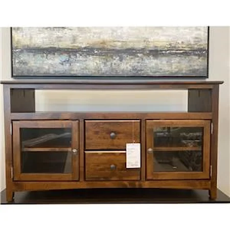 54" TV Console with Two Drawers